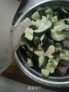 Make cucumber with liver step 2