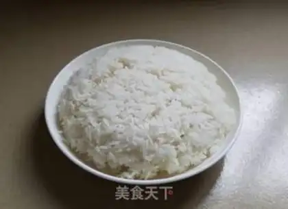 Make Godmother ham and egg fried rice step 0