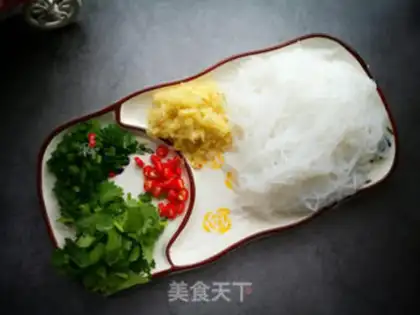 Make Garlic fans roast ice fish step 2