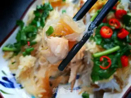 Make Garlic fans roast ice fish step 9