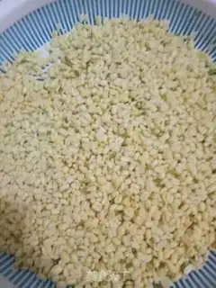 Make Green bean cake step 1