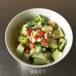 Make Scrambled cucumber tofu step 3