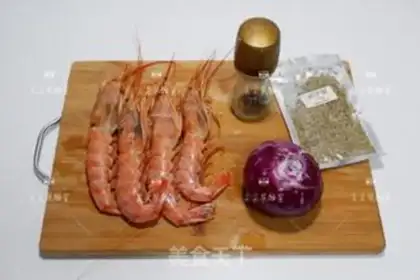 Make Fried red shrimp step 0