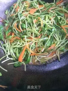 Make Clear the black bean sprouts step 7