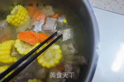 Make Corn steak soup step 11