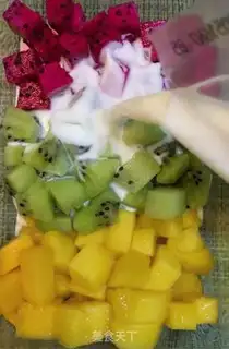 Make Fruit ice cream step 2
