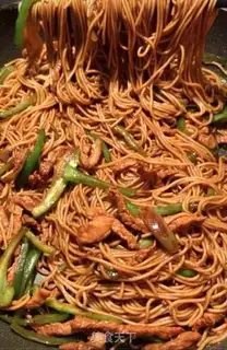 Make Pepper sauce noodles step 8