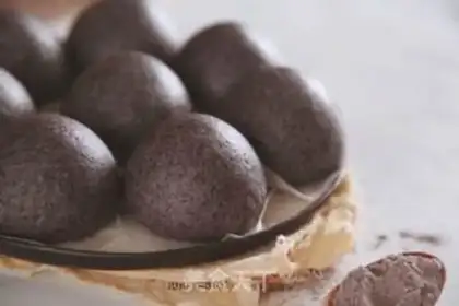 Make Black rice buns step 7