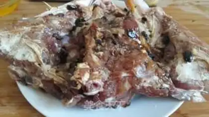 Make Scratch the fish head step 1