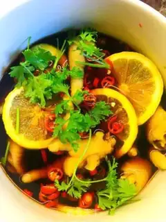 Make Spicy lemon claws step 12