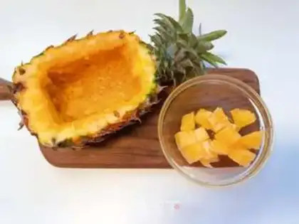 Make Pineapple rice step 5