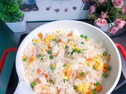 Make Pineapple rice step 12