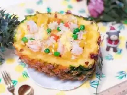 Make Pineapple rice step 14
