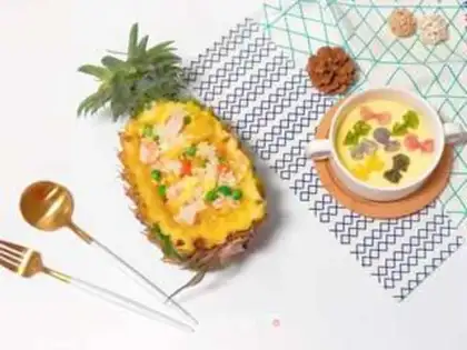 Make Pineapple rice step 15
