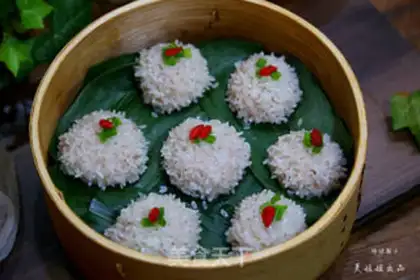 Make Steam rice step 17