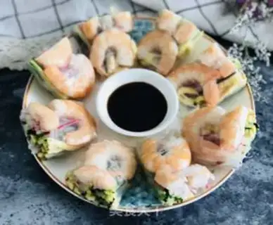 Make Viet Nam Spring Roll step 7
