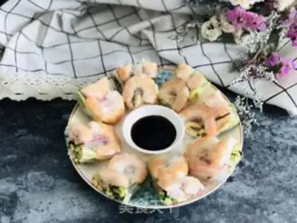 Make Viet Nam Spring Roll step 8