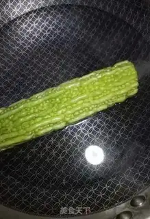 Make Honey banana bitter melon step 1