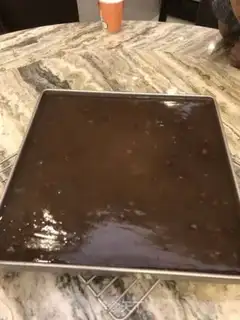Make Red bean hoof cake step 8