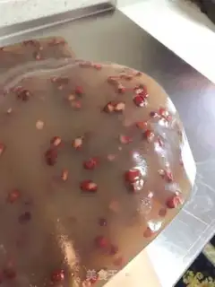 Make Red bean hoof cake step 9