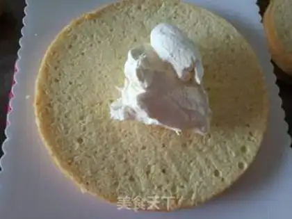 Make Butter birthday cake step 4