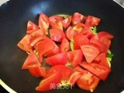 Make Tomato egg cover step 6