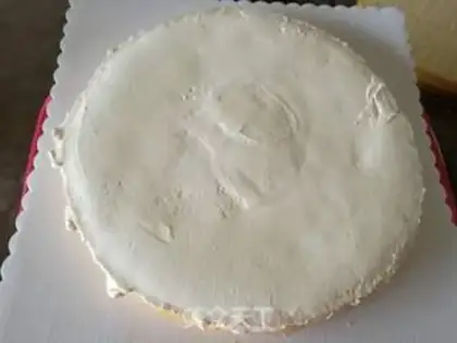 Make Butter birthday cake step 5