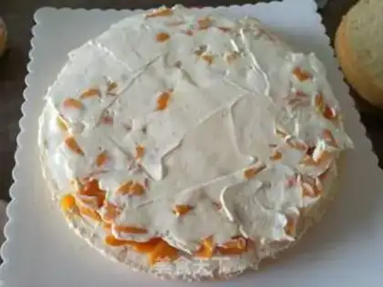 Make Butter birthday cake step 7