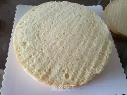 Make Butter birthday cake step 8