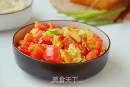 Make Tomato egg cover step 10