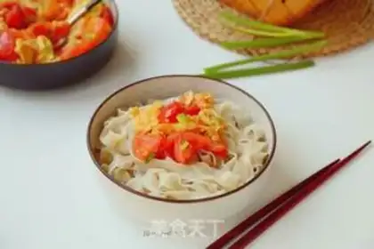 Make Tomato egg cover step 12