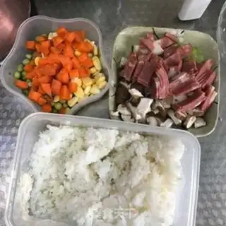 Make Cheese rice step 0