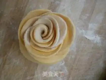 Make Plumbs, yellow roses step 15