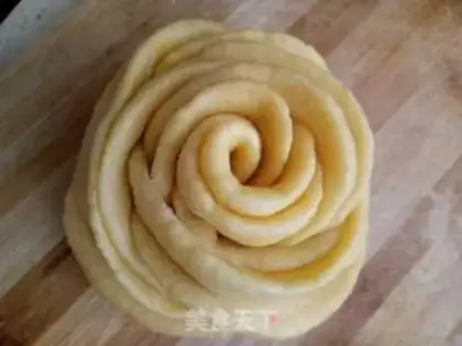 Make Plumbs, yellow roses step 16