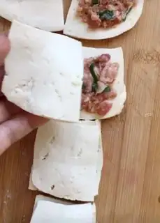 Make Tofu clips step 2
