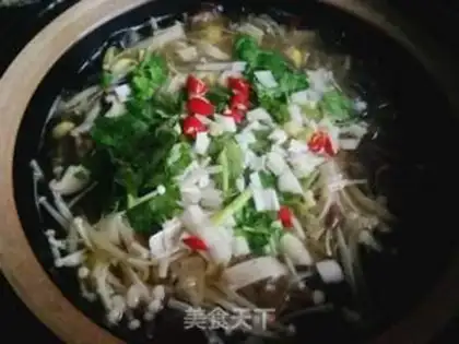 Make Duck blood fan soup step 8