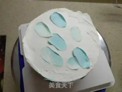 Make A mermaid princess cake step 5