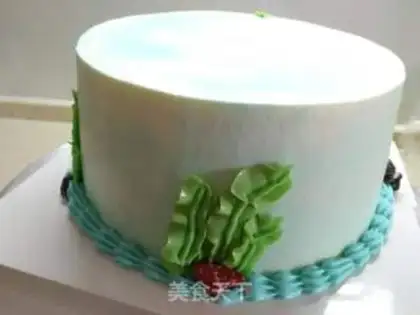 Make A mermaid princess cake step 8
