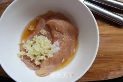Make Garlic fried chicken chest step 6