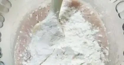Make Mountain cake step 2