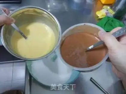 Make Double steam cake step 5