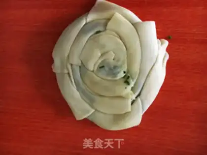 Make A dumpling onion cake step 8