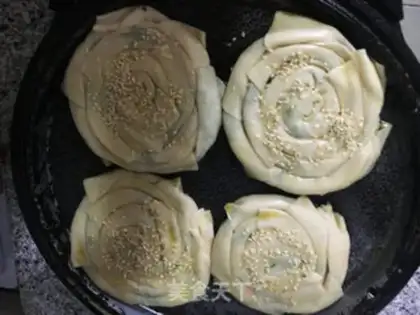 Make A dumpling onion cake step 9