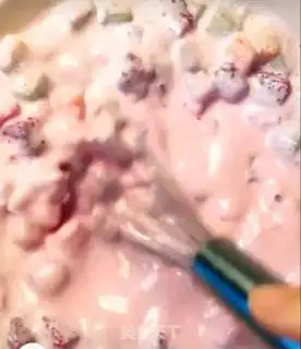 Make Fruit and ice cream step 4