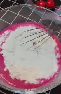 Make Flamingo muffin step 3
