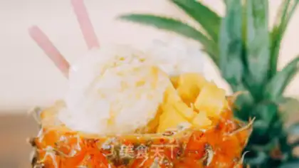 Make Pineapple ice cream step 11
