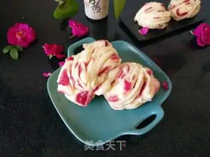 Make Wild rose rolls step 10