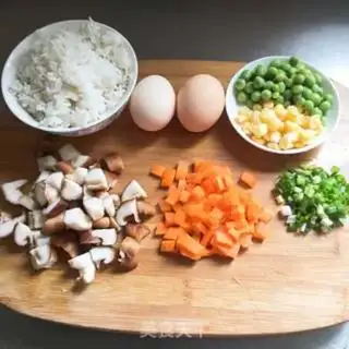 Make Pelican-colored rice step 0