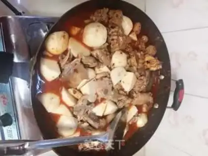 Make Potato chicken step 9