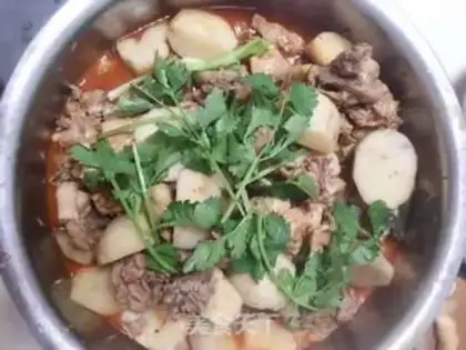 Make Potato chicken step 11